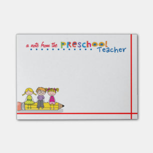 Preschool Teacher Post-it Notes