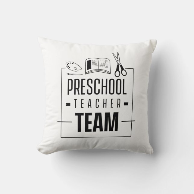Preschool Teacher Team Cushion (Front)