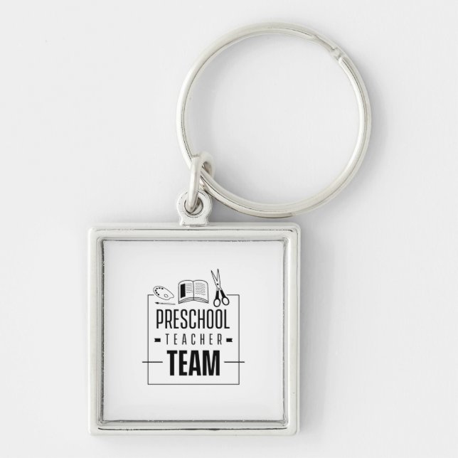 Preschool Teacher Team Key Ring (Front)