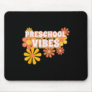 Preschool Teacher Team Vibes Back To School First Mouse Pad