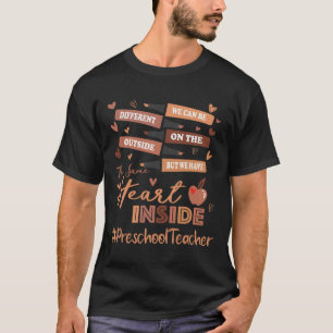 Preschool Teacher We Can Be Different Black Histor T-Shirt