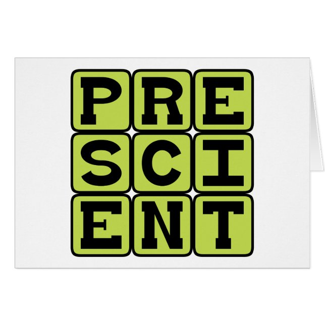 Prescient, Foreknowledge (Front Horizontal)
