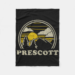 Prescott Arizona Az T Shirt Vintage Hiking Mountai Fleece Blanket
