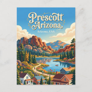 Prescott Arizona Postcard