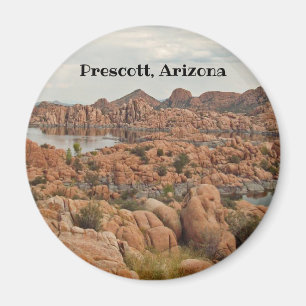 Prescott Arizona Red Rock Lake Photo Landscape Magnet