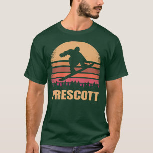 Prescott Arizona Snowboarding Outdoor Vintage AZ 8 T-Shirt