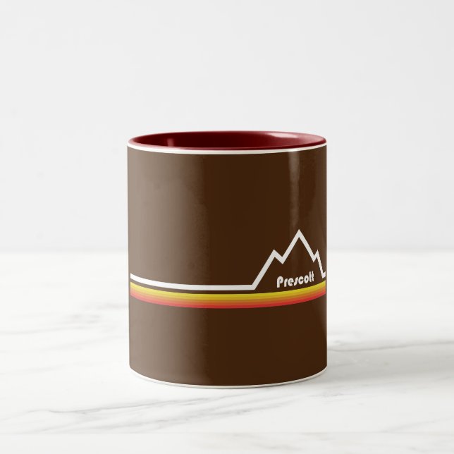 Prescott, Arizona Two-Tone Coffee Mug (Center)
