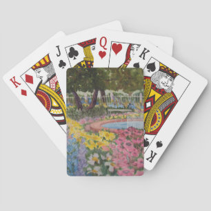 Prescott Park Garden Poppies Portsmouth NH Playing Cards