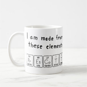 Prescott periodic table name mug
