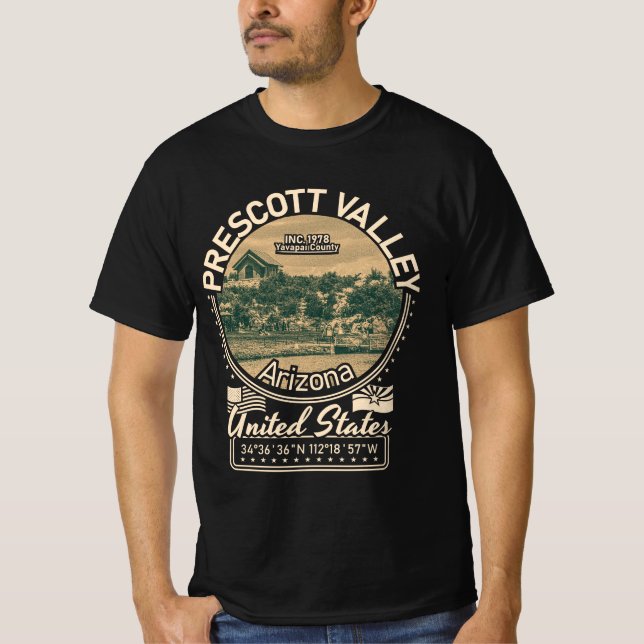 PRESCOTT VALLEY ARIZONA - PRESCOTT NATIONAL FOREST T-Shirt (Front)