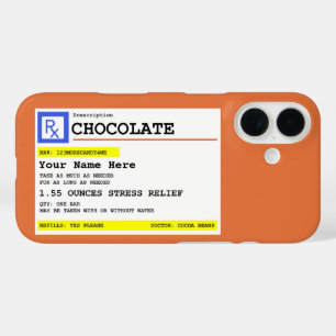 Prescription Chocolate Personalised   iPhone 16 Case