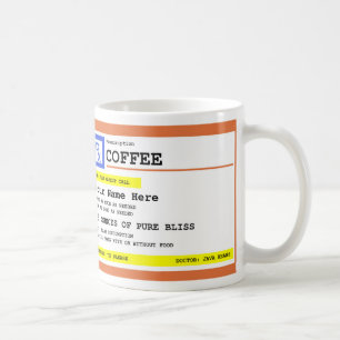 Prescription Coffee Personalised Coffee Mug