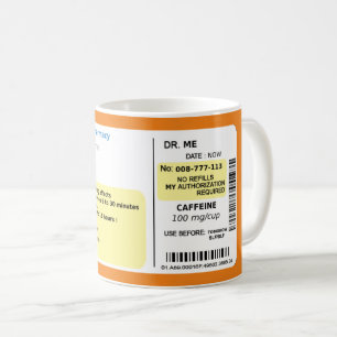 Prescription Personalized Coffee Mug