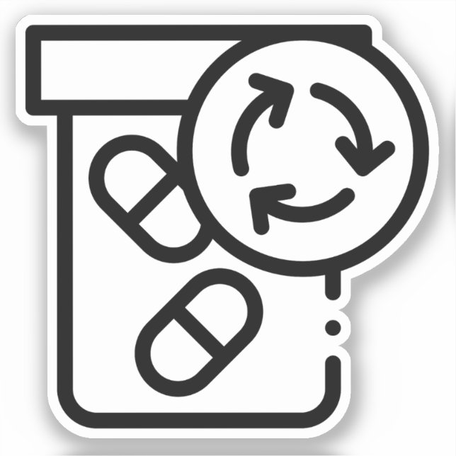 Prescription Refill Reminder Sticker (Front)