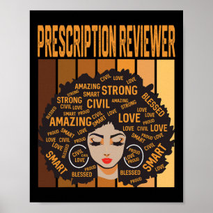 Prescription Reviewer Powerful Black History Month Poster