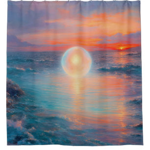 “Presence” - A Portrait of Origin Shower Curtain
