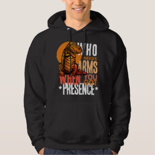 Presence Over Biceps: T-Rex Confidence Hoodie