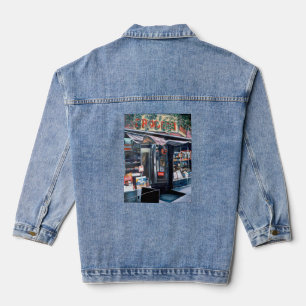 Present Day Look At Tranquil Past Denim Jacket