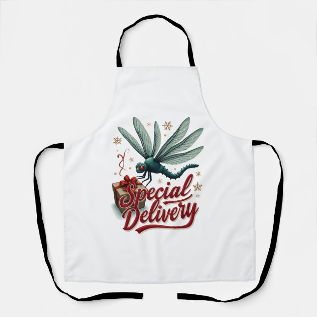 Present Delivery Dragonfly Apron (Front)
