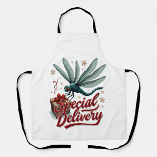 Present Delivery Dragonfly Apron