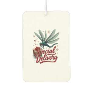 Present Delivery Dragonfly Car Air Freshener