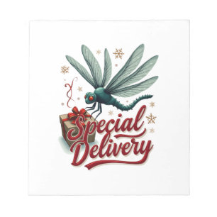 Present Delivery Dragonfly Notepad