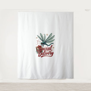 Present Delivery Dragonfly Tapestry