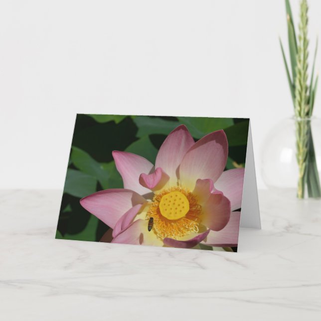 "Present Moment Living" Greeting Card (Front)