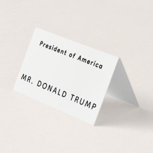 Present paper business card