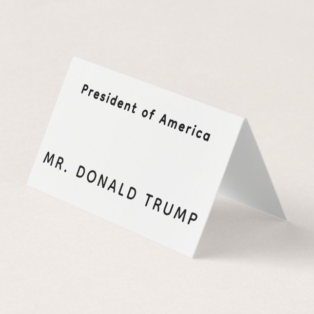 Present paper business card (Front)