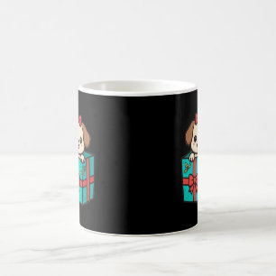 Present Puppy Christmas Mug