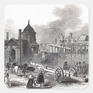 Present state of the British Museum Square Sticker