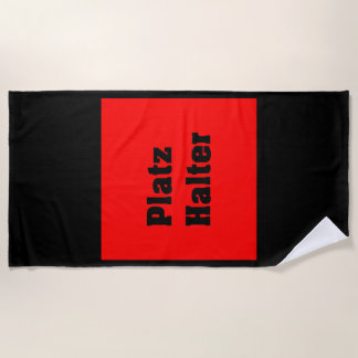 presentation beach towel