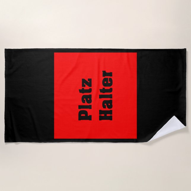 presentation beach towel (Front)