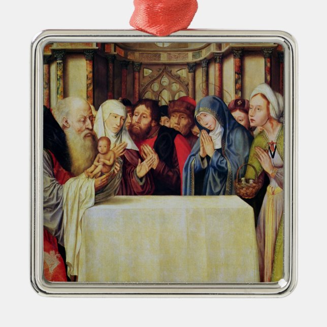 Presentation of Christ in the Temple Metal Tree Decoration (Front)