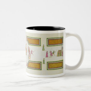 Presentation of Gentil by Nawab Shuja ud-Daula to Two-Tone Coffee Mug