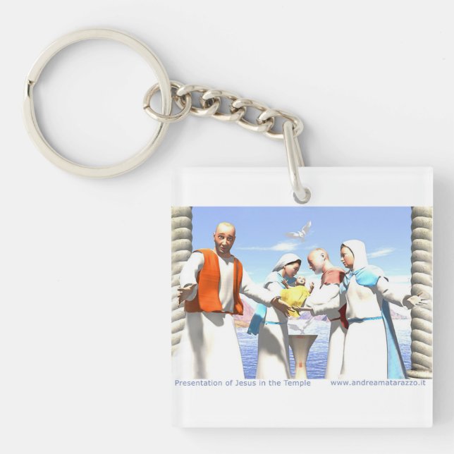 Presentation of Jesus in the Temple Key Ring (Front)