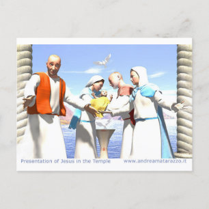 Presentation of Jesus in the Temple   Postcard