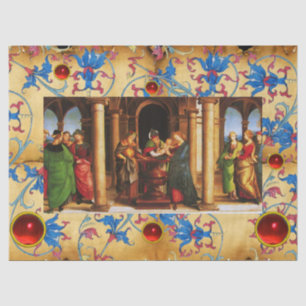 PRESENTATION OF JESUS TO TEMPLE  Christmas Floral  Tissue Paper