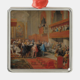 Presentation of Order of Holy Spirit to Prince Metal Ornament