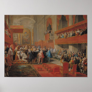 Presentation of Order of Holy Spirit to Prince Poster