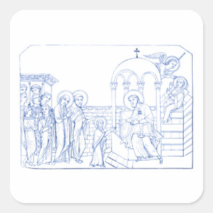 Presentation of the Blessed Virgin Mary Square Sticker