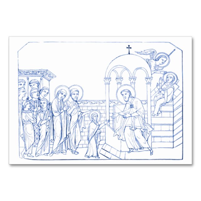 Presentation of the Blessed Virgin Mary Table Number (Front)