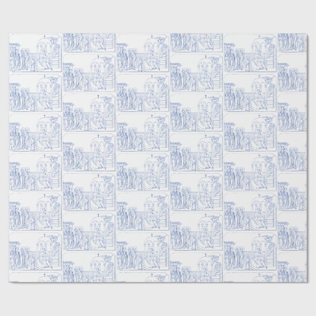 Presentation of the Blessed Virgin Mary Wrapping Paper (Flat)
