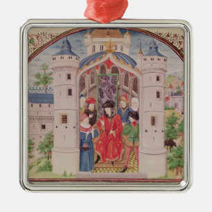 Presentation of The Economics Metal Ornament