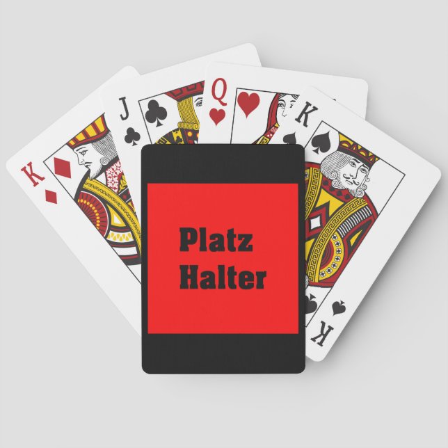 presentation playing cards (Back)
