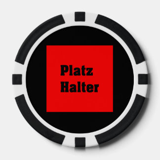 presentation poker chips