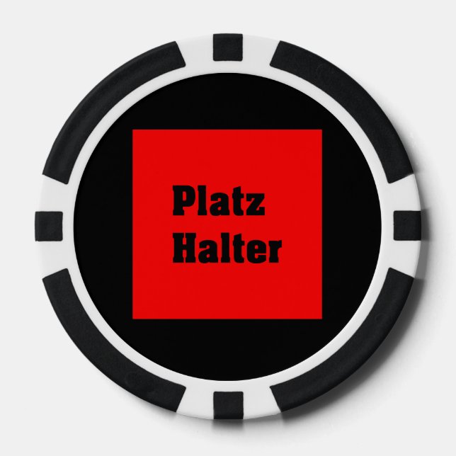 presentation poker chips (Front)