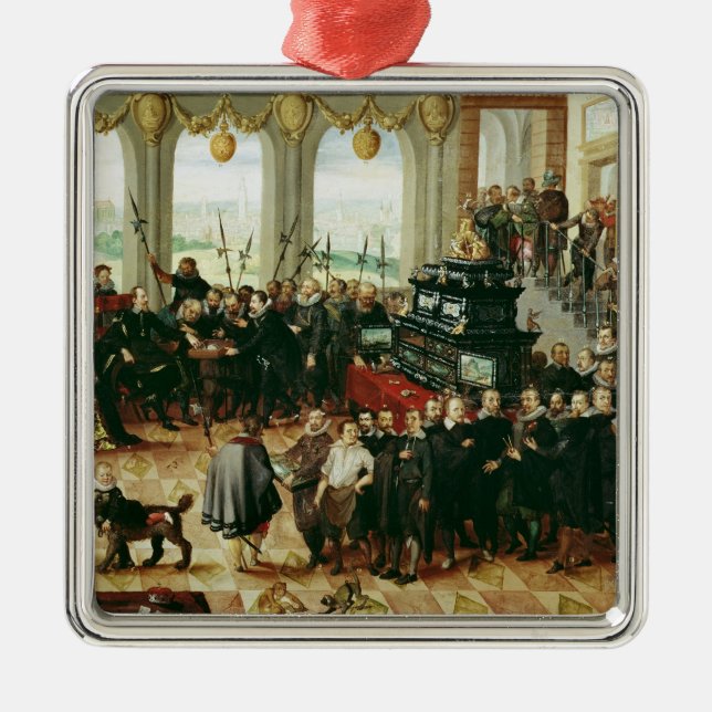 Presentation to Duke Phillip II Metal Ornament (Front)