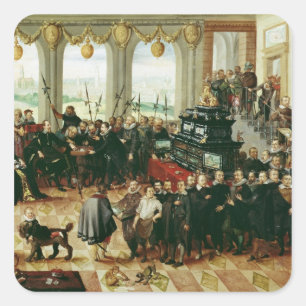 Presentation to Duke Phillip II Square Sticker